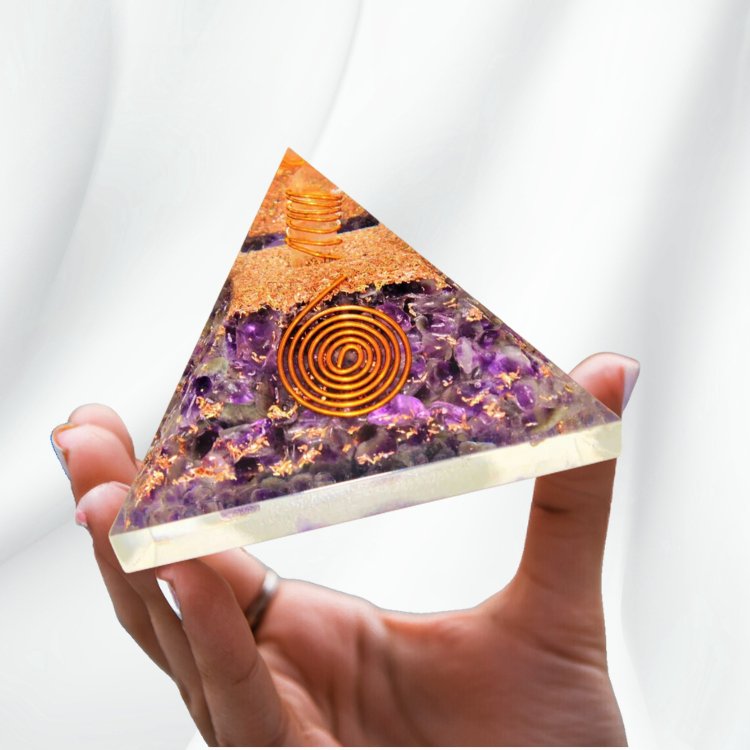 Amethyst Orgon Pyramid